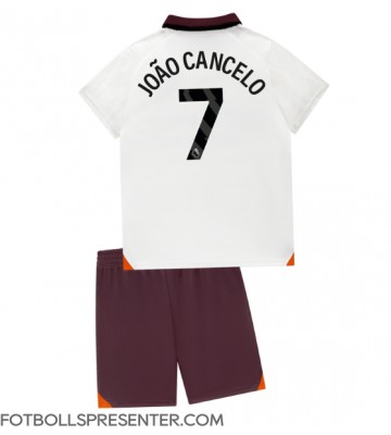 Manchester City Joao Cancelo #7 Bortatröja Barn 2023-24 Kortärmad (+ korta byxor)